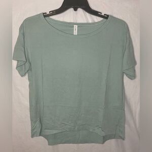 Daily Practice by Anthropologie Open back short sleeve tee size M